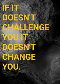 Inspirational Quote on Rock Texture
