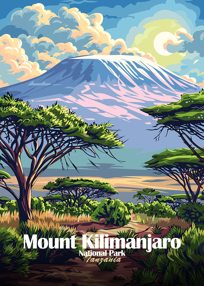 Mount Kilimanjaro National Park Tanzania Poster
