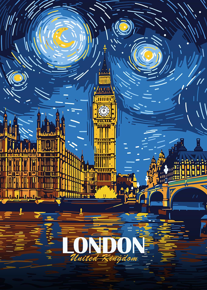 London, United Kingdom Nightscape Art