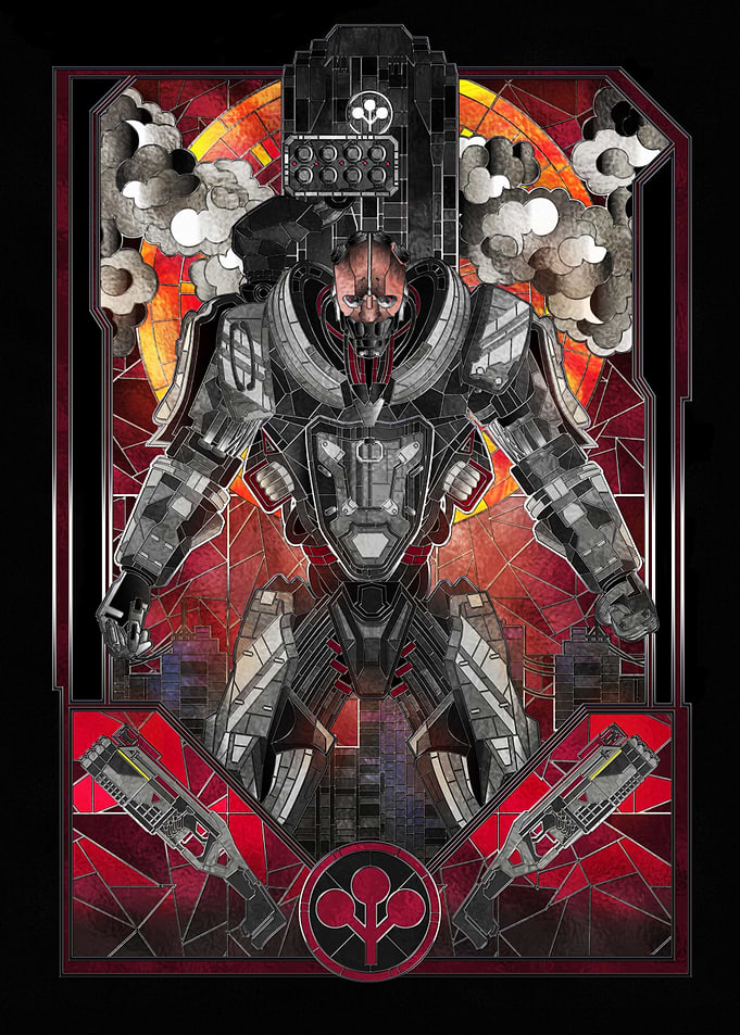 Smasher Stained Glass