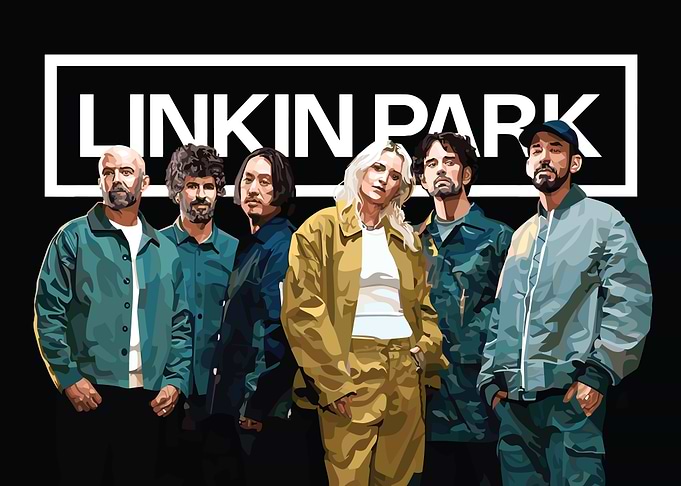 Linkin Park Band Portrait