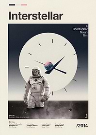 Interstellar Movie Poster Minimalist Design