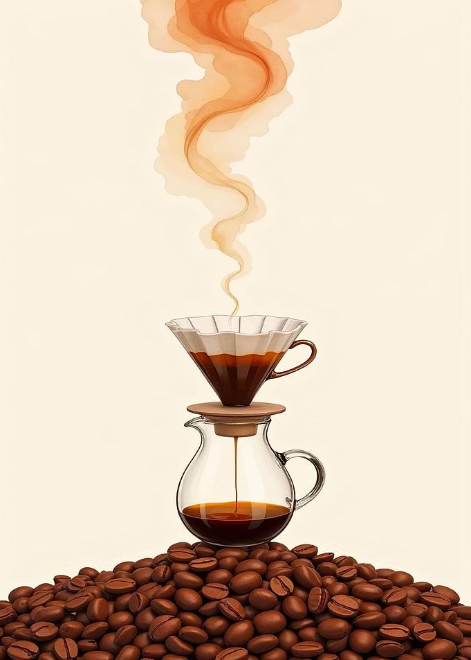 Pour Over Coffee Still Life