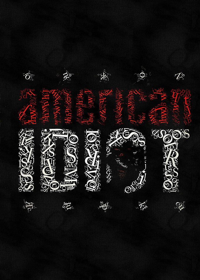 American Idiot Typography Art