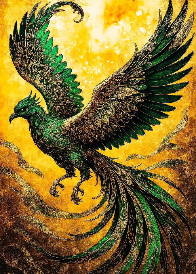 Emerald Phoenix Rising