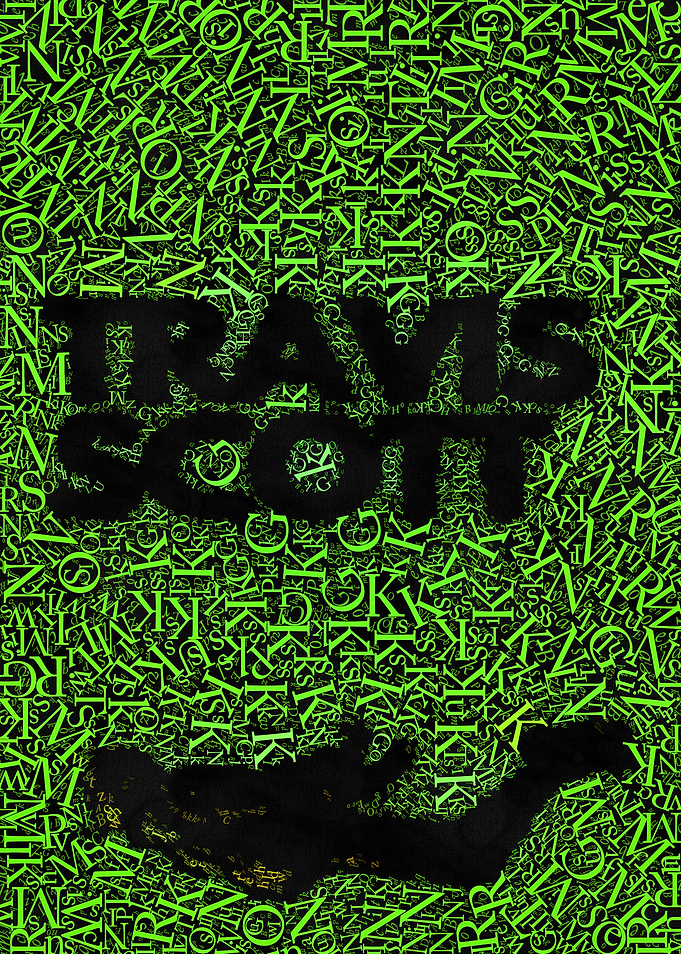 Travis Scott Letter Art