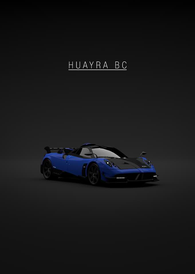 Pagani Huayra BC - Blue Front