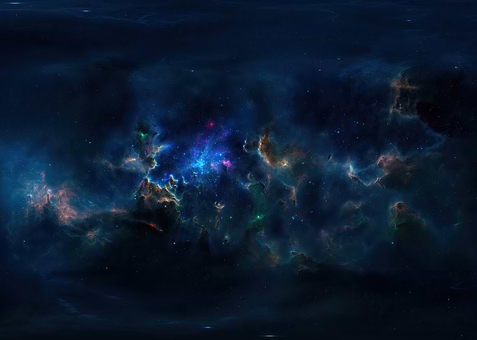 Vibrant Nebula in Deep Space