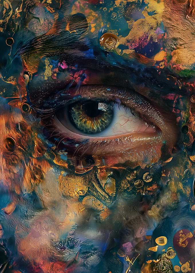 Abstract Eye Portrait