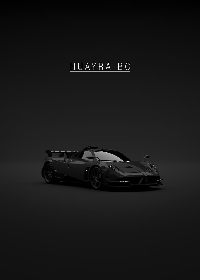Pagani Huayra BC Dark Render