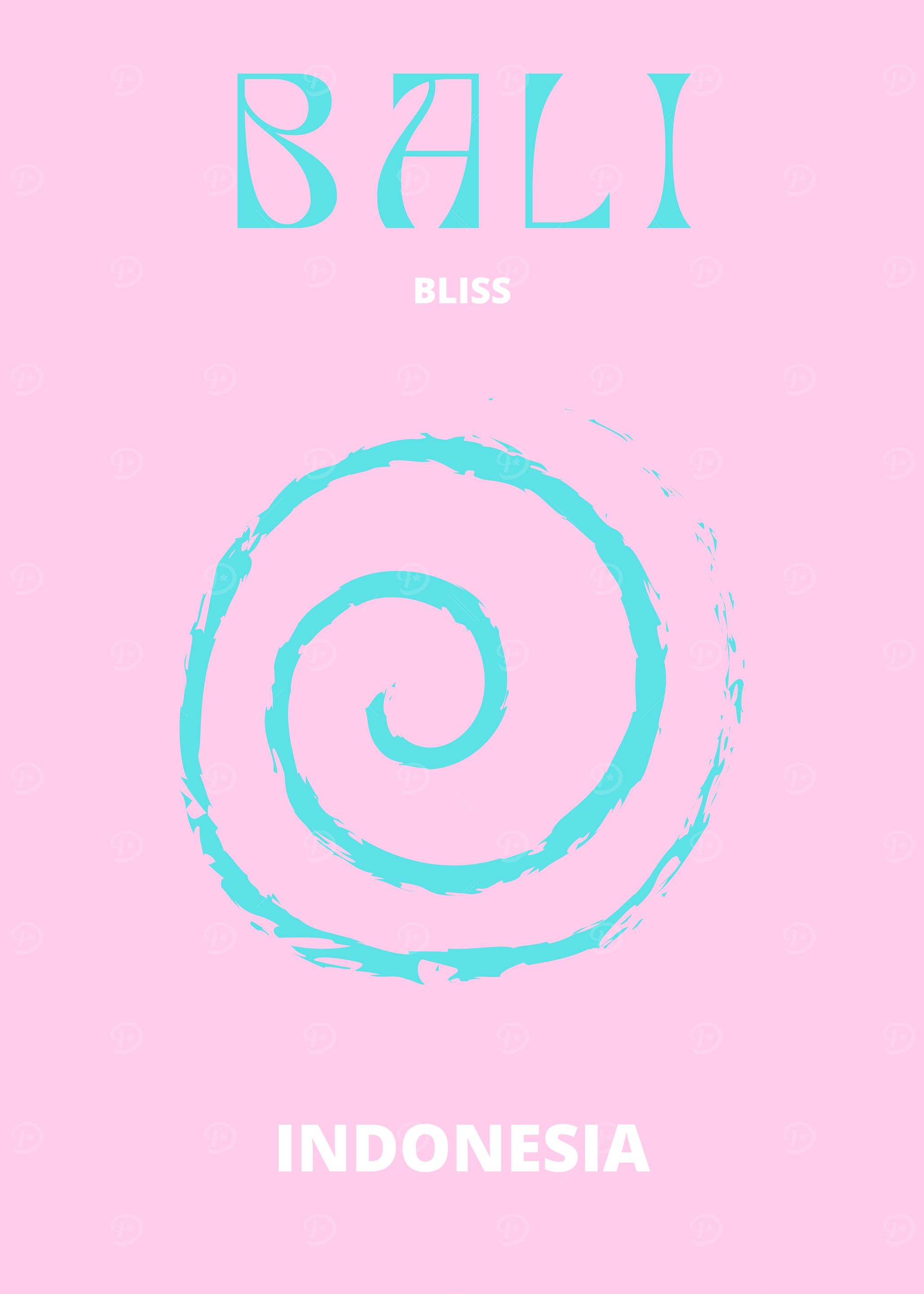 Bali Bliss Travel Poster