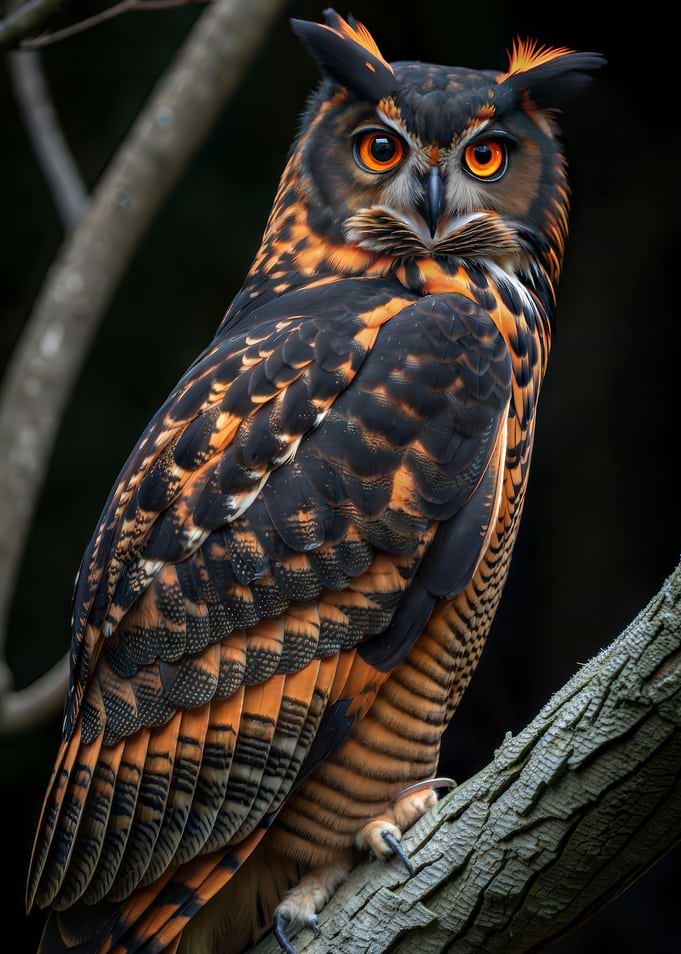 Majestic Owl Portrait