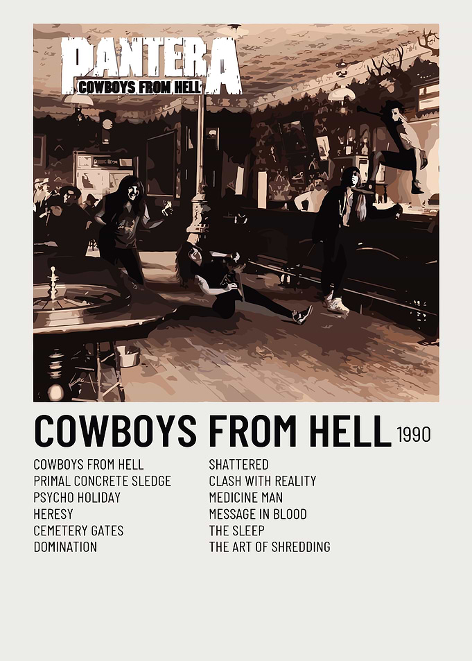 Pantera Cowboys From Hell Album