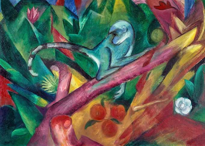 The Monkey by Franz Marc
