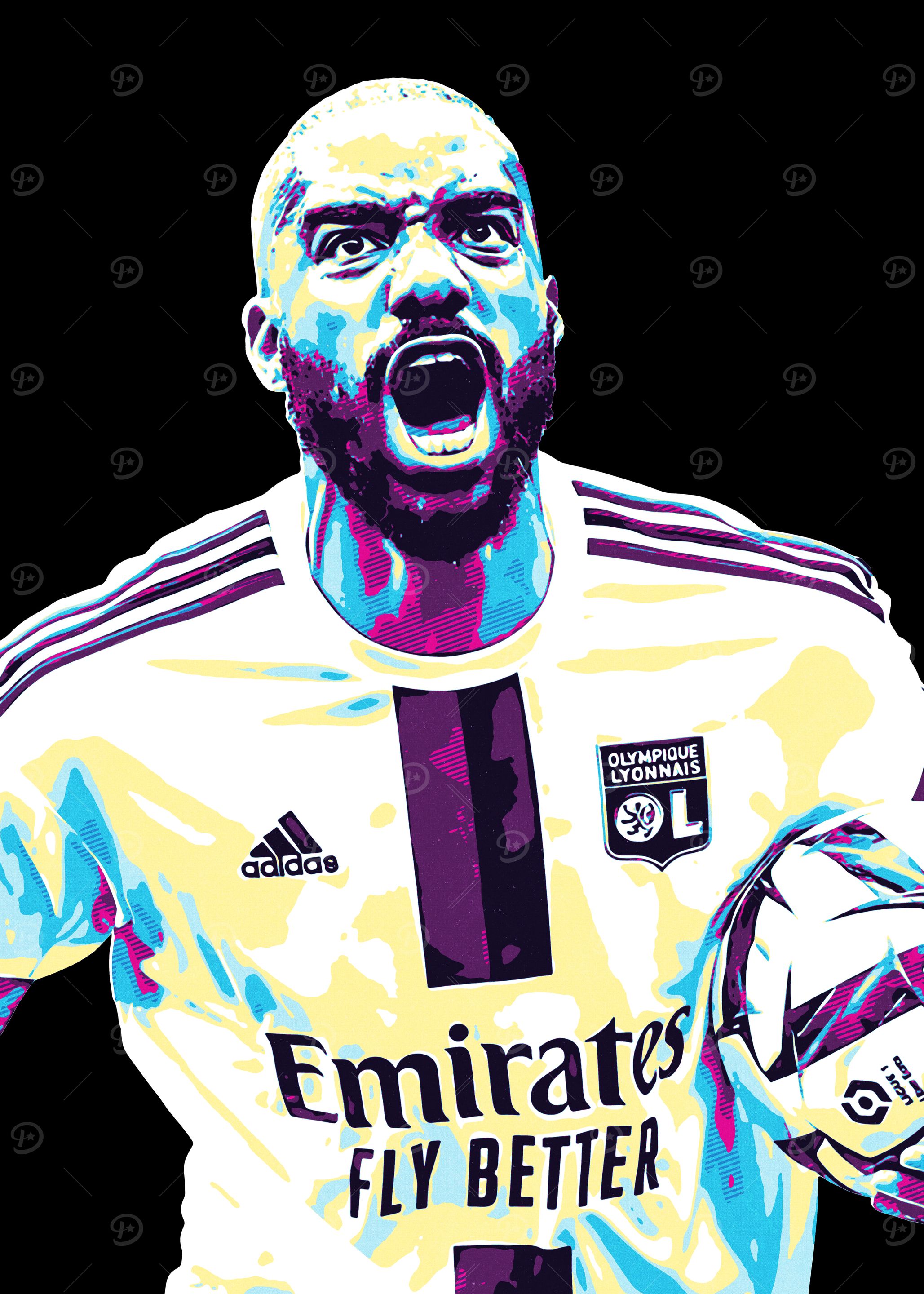 Alexandre Lacazette Pop Art