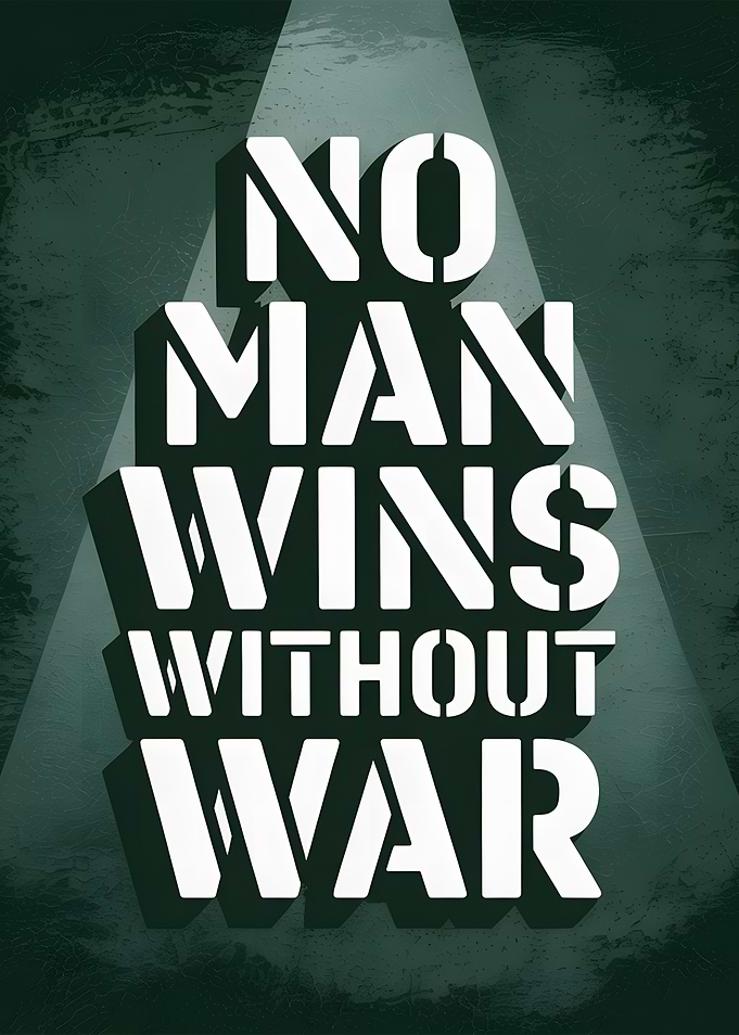 No Man Wins Without War