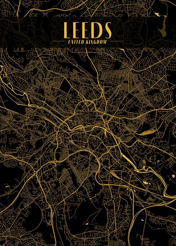 Golden Leeds City Map