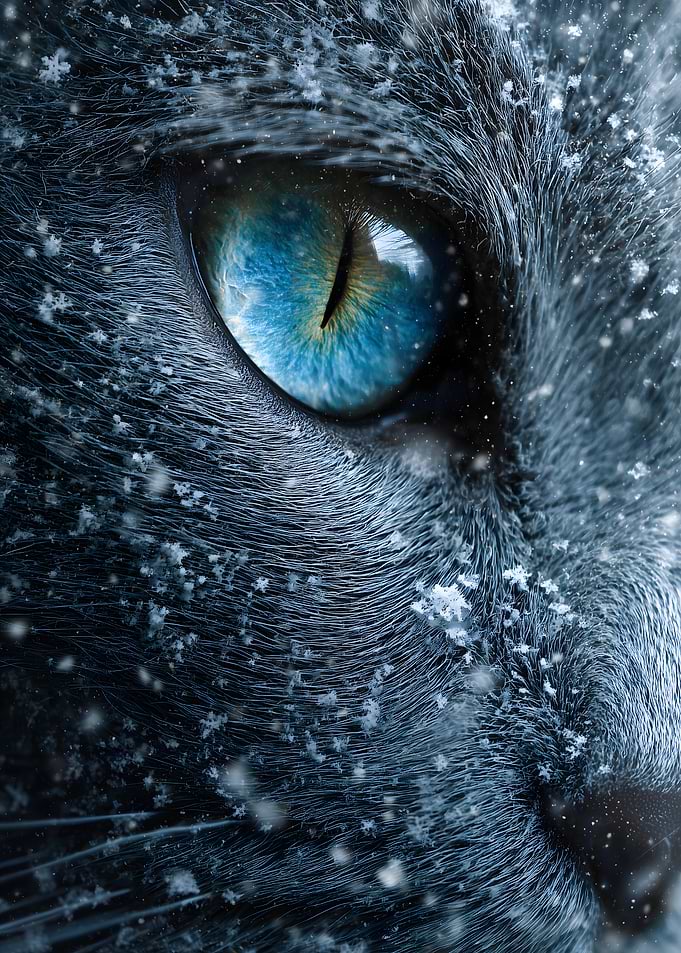 Cat's Eye in Winter