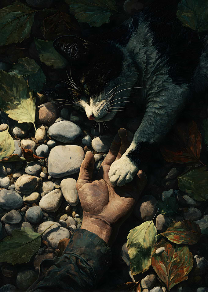 Cat Paw on Hand