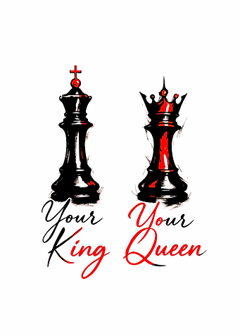 Your King Your Queen Chess Pieces