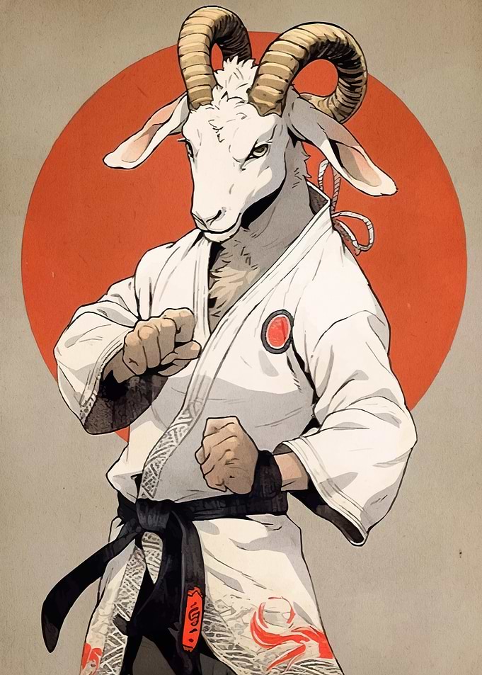 Goat Martial Artist