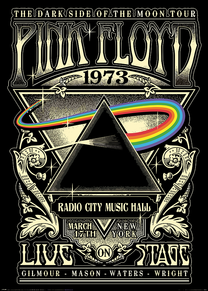Pink Floyd Dark Side Tour Poster