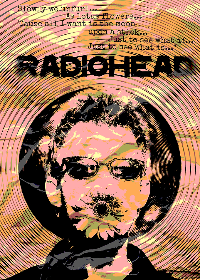 Radiohead Album Art with Thom Yorke