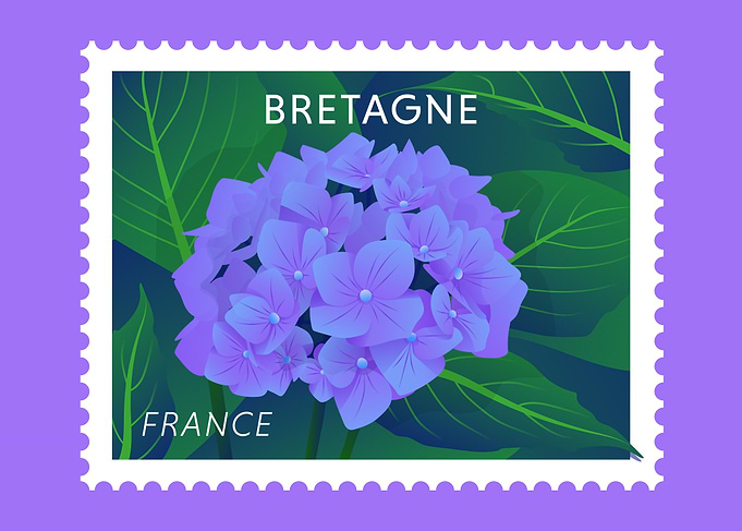 Bretagne Stamp