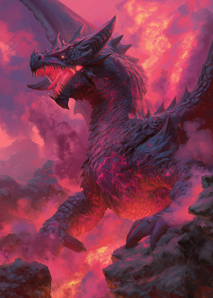 Fearsome Red Dragon