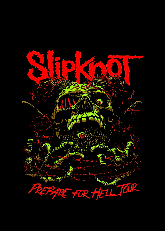 Slipknot Prepare for Hell Tour Artwork