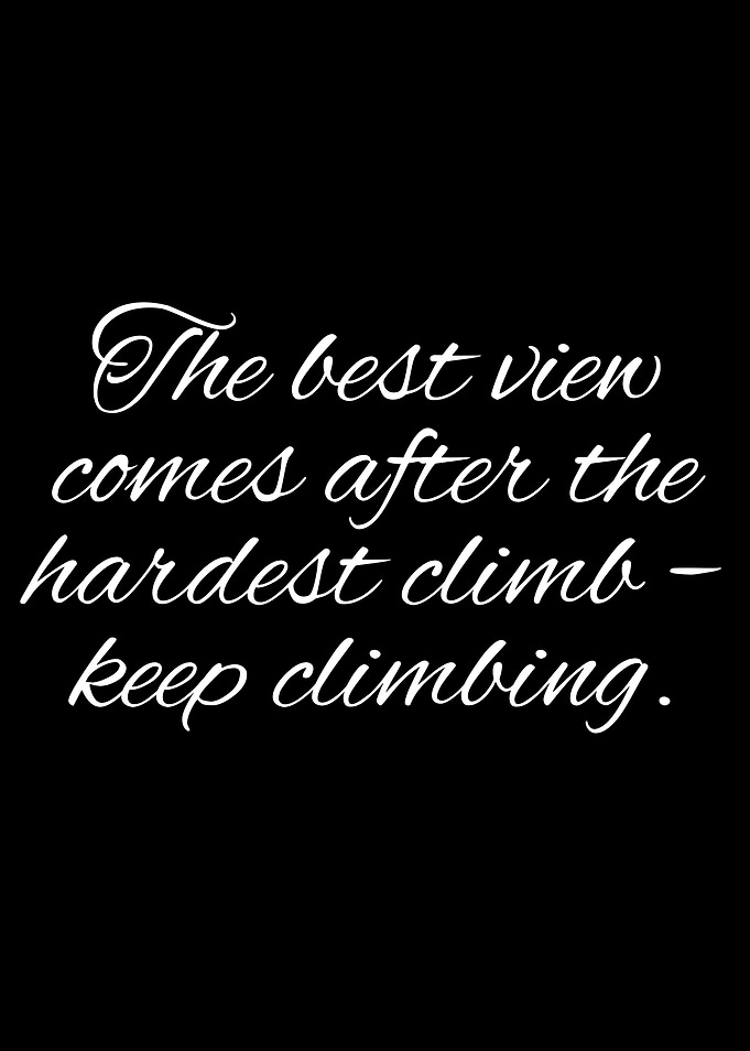 Inspirational Quote: The Best View