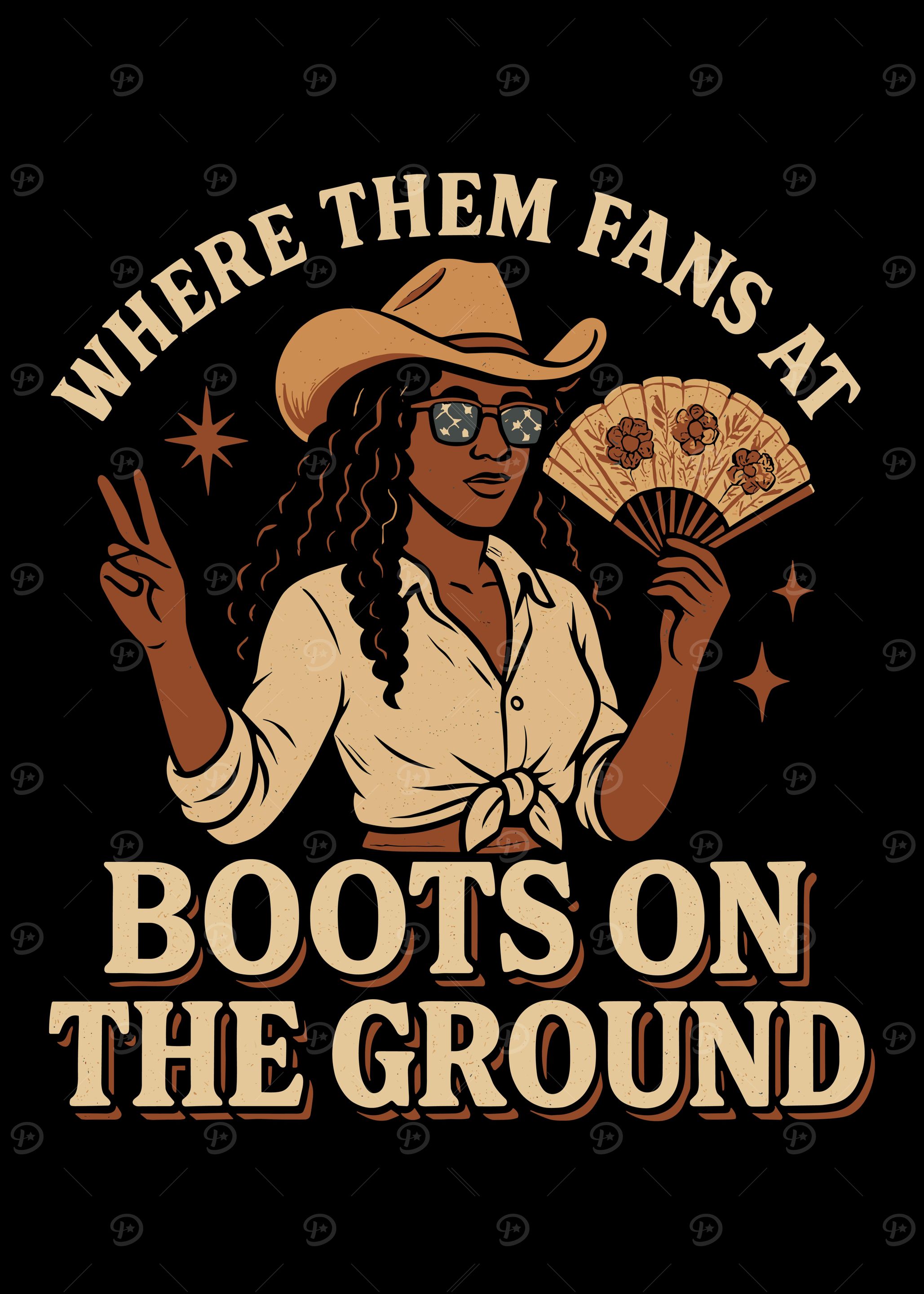 Boots on the Ground Cowgirl