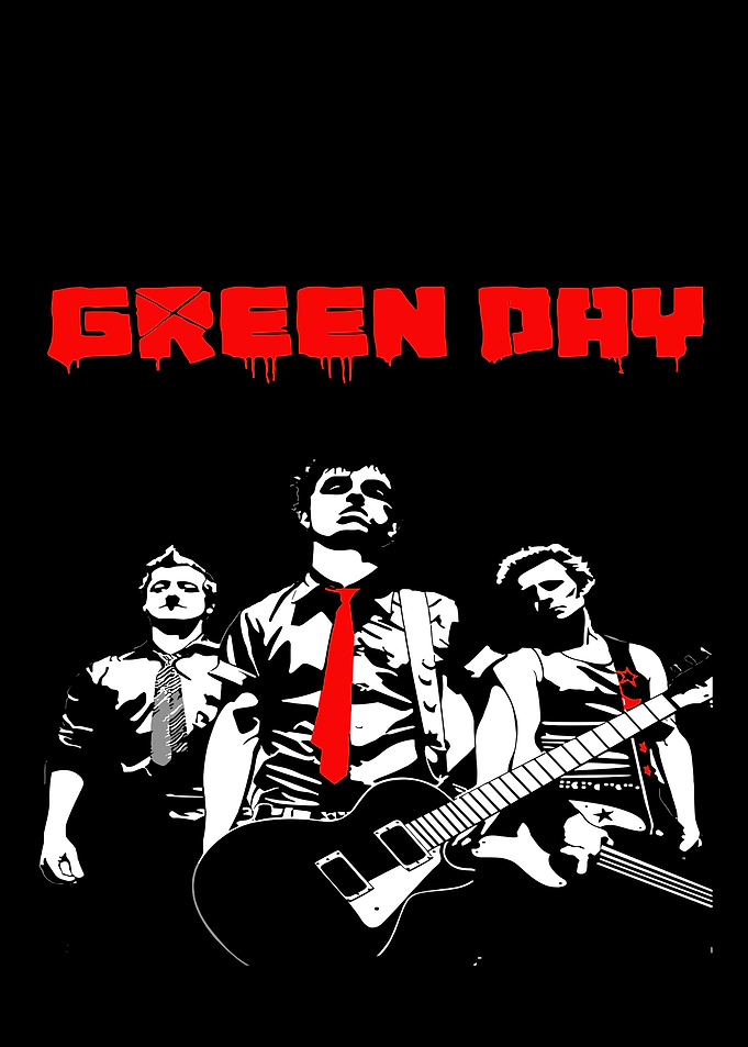 Green Day Band Poster Art