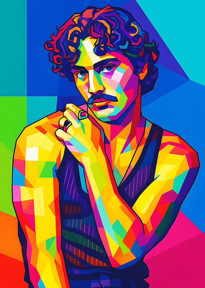 Benson Boone Pop Art