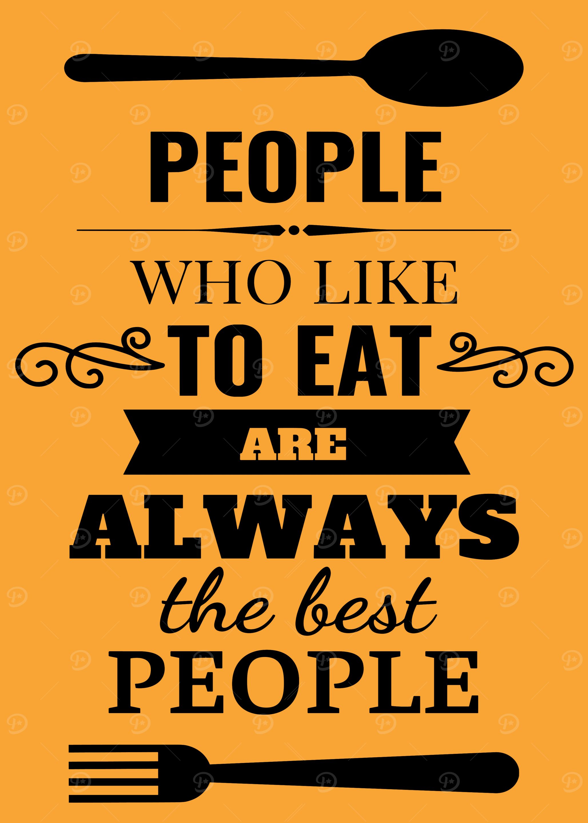 People Who Like to Eat