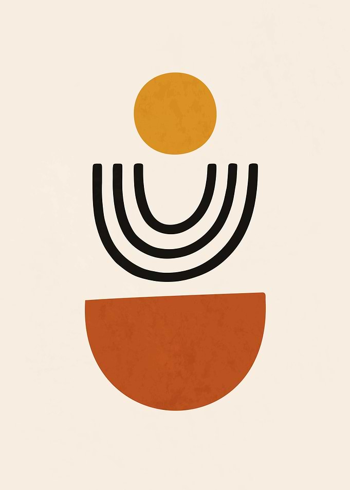 Minimalist Abstract Geometric Shapes