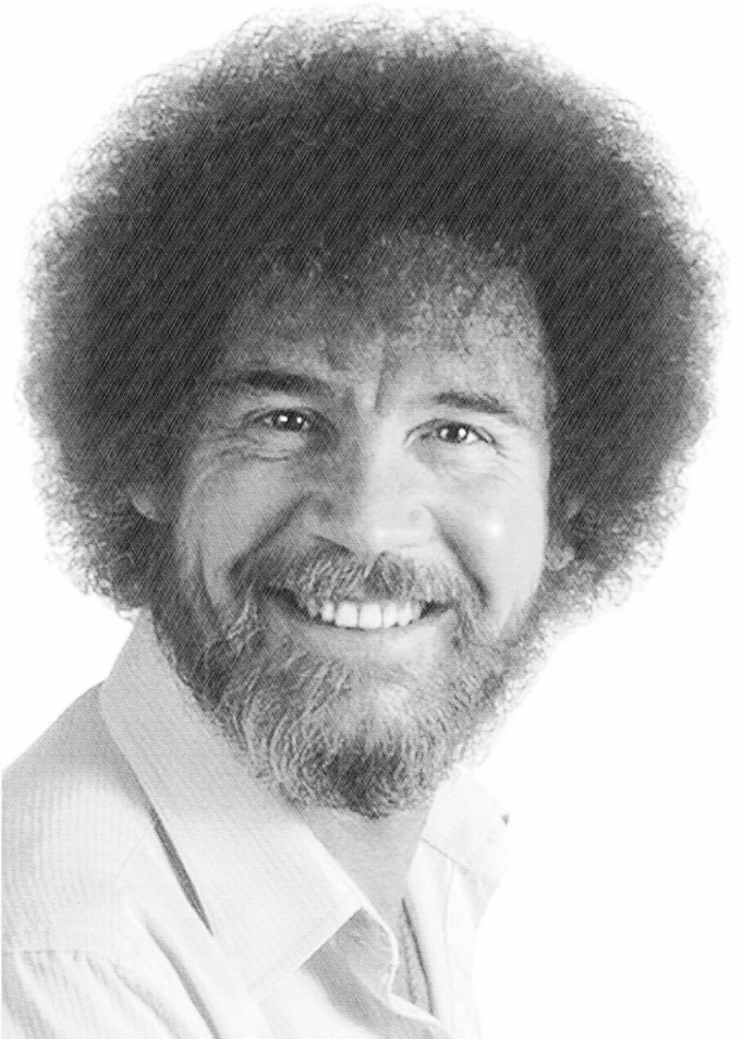 Bob Ross Portrait