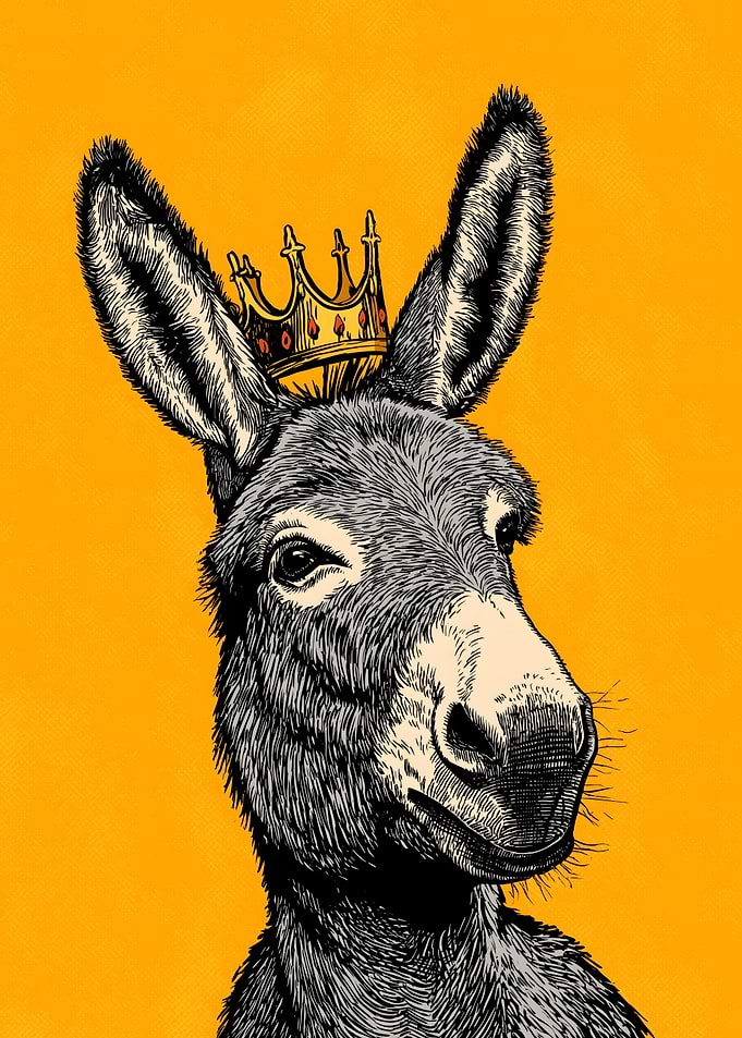 Donkey King Portrait