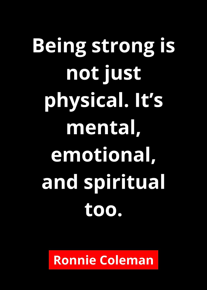 Ronnie Coleman Quote