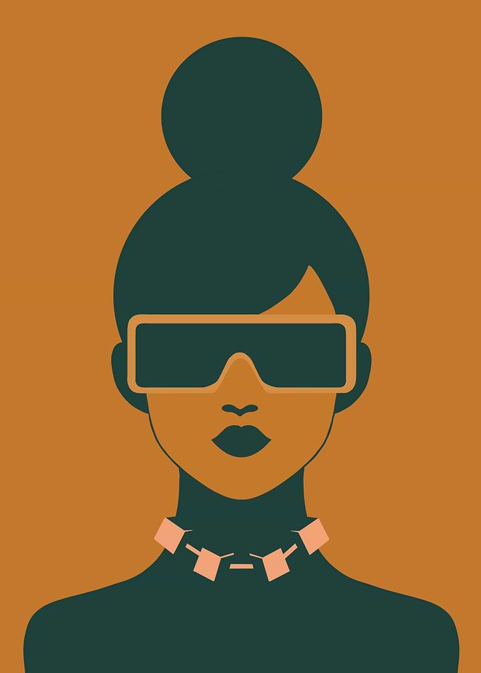 Stylish Woman from Future Dreams