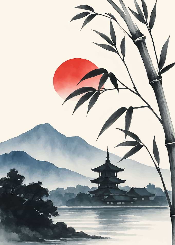 Japanese Scenery Print