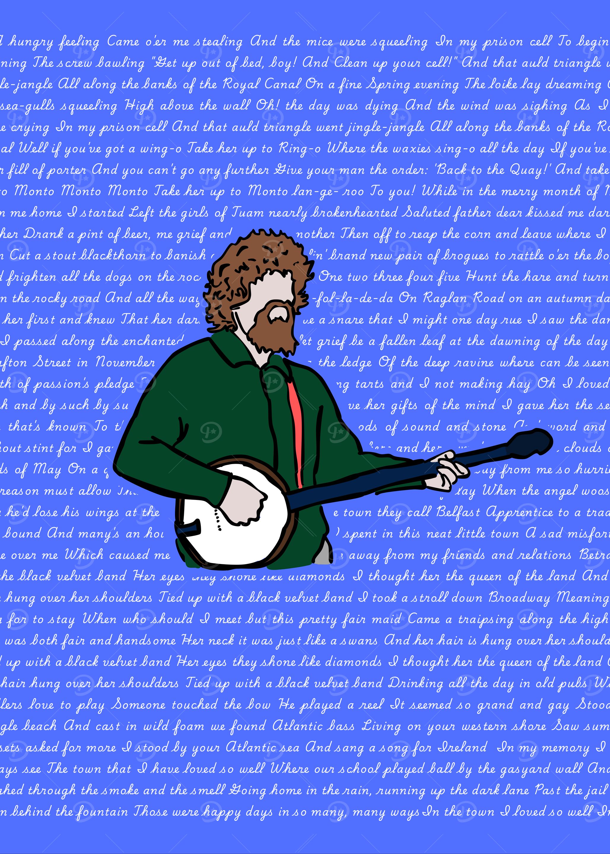 Luke Kelly - Lyrics Portrait