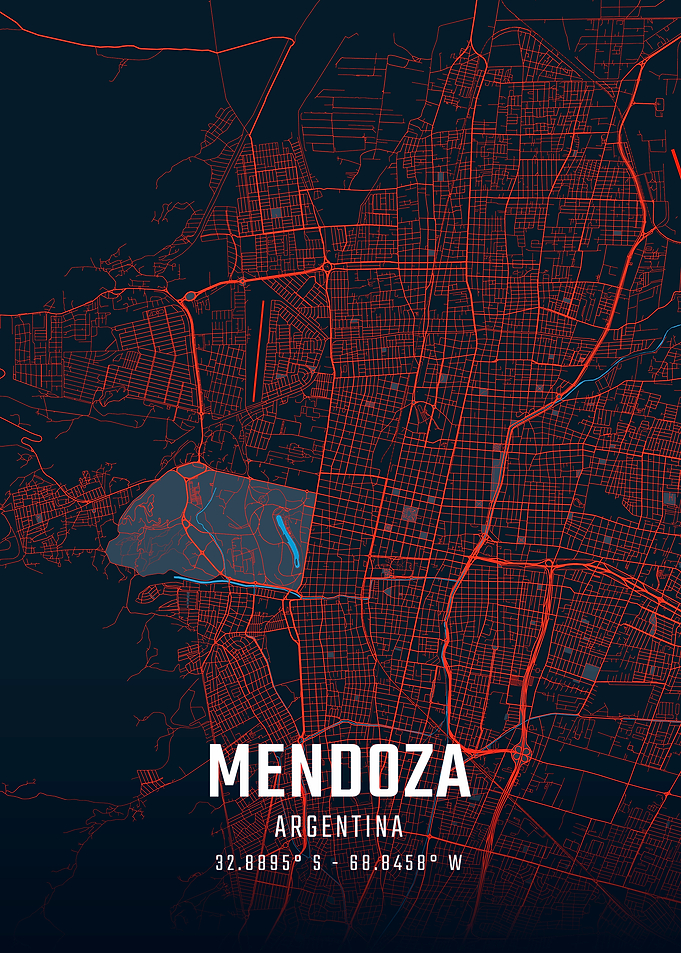 Mendoza City Map