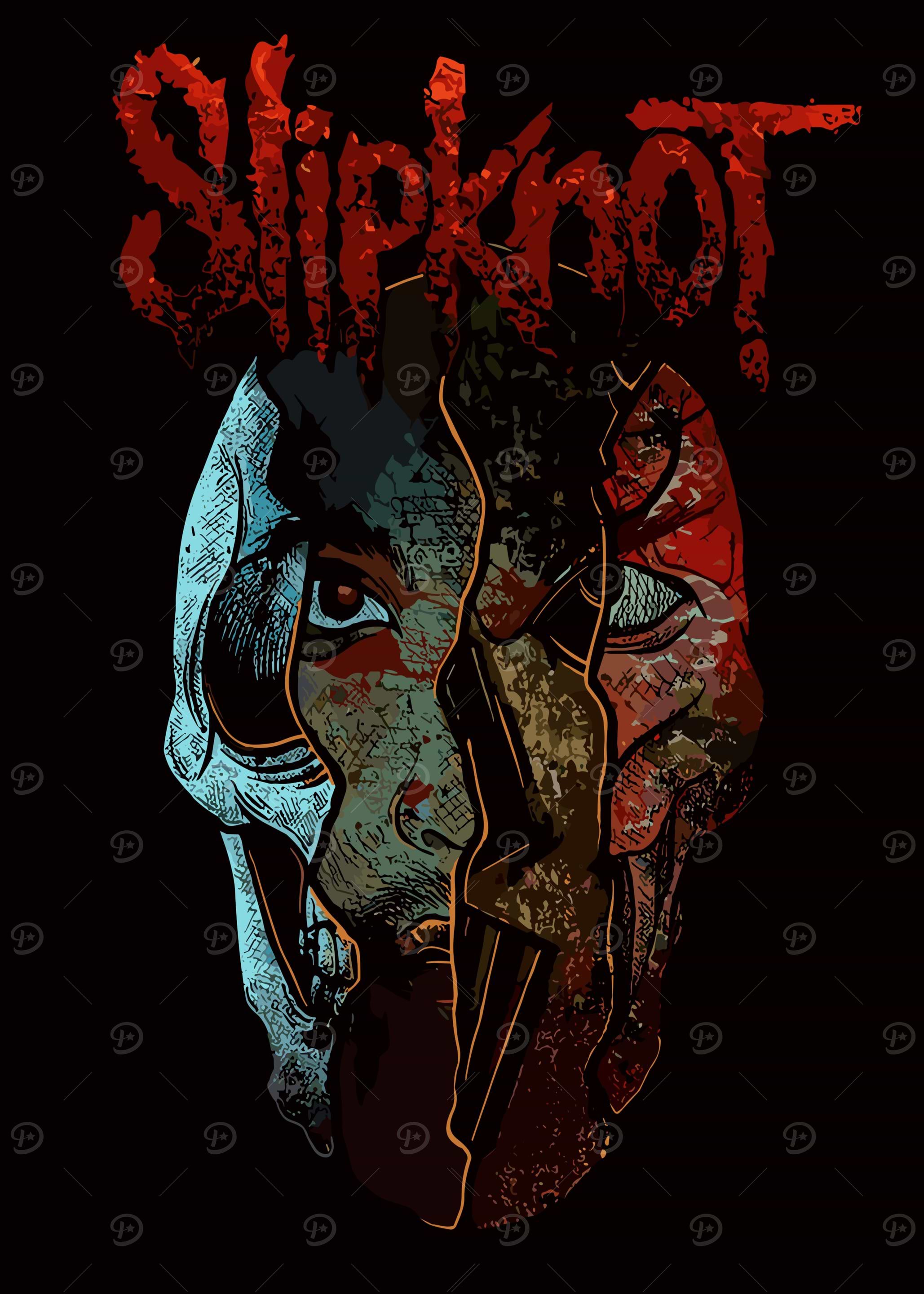 Slipknot Mask Graphic Art