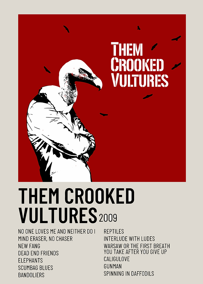 Them Crooked Vultures Album Cover