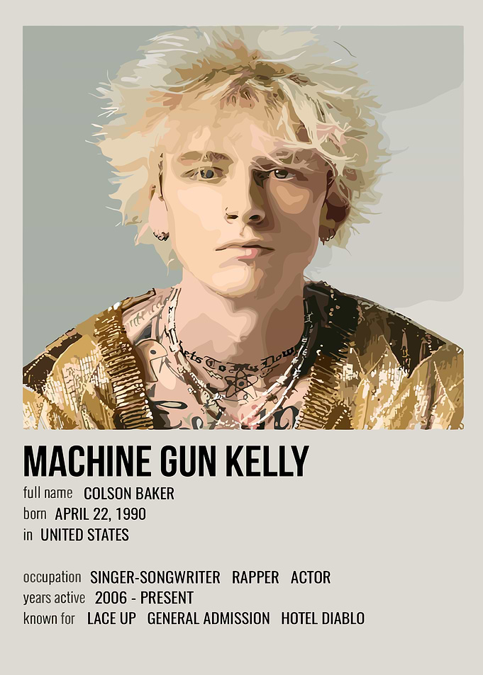 Machine Gun Kelly Portrait