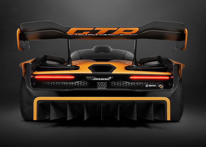 McLaren Senna GTR Rear View