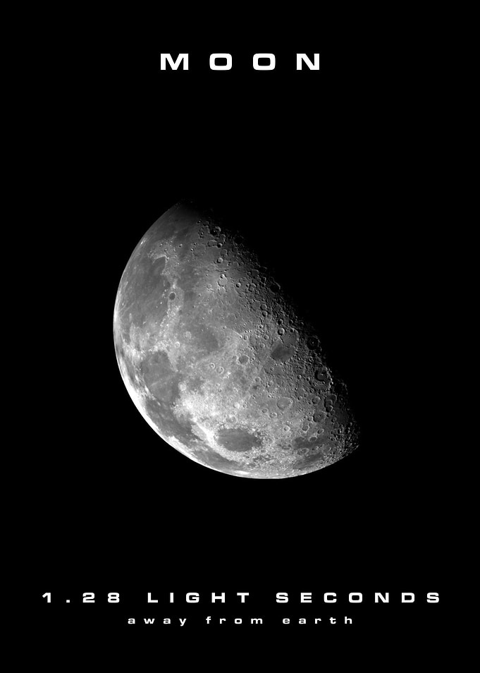 Moon in Space