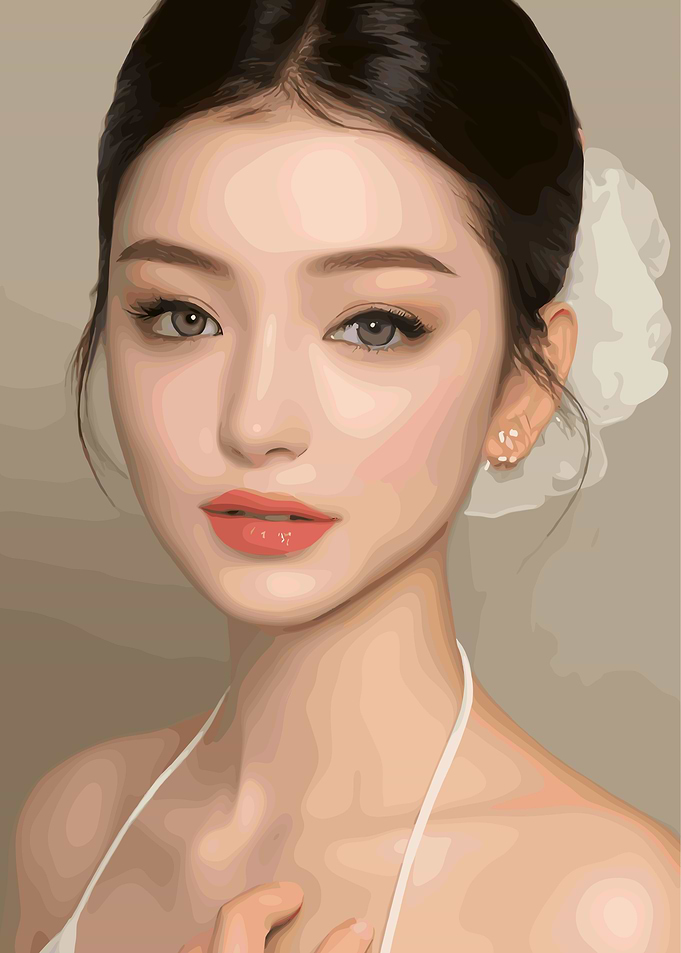 Portrait of a young woman