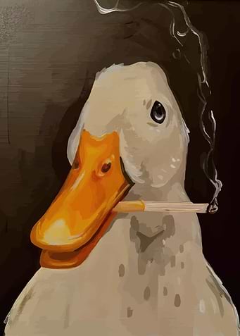 Smoking Duck
